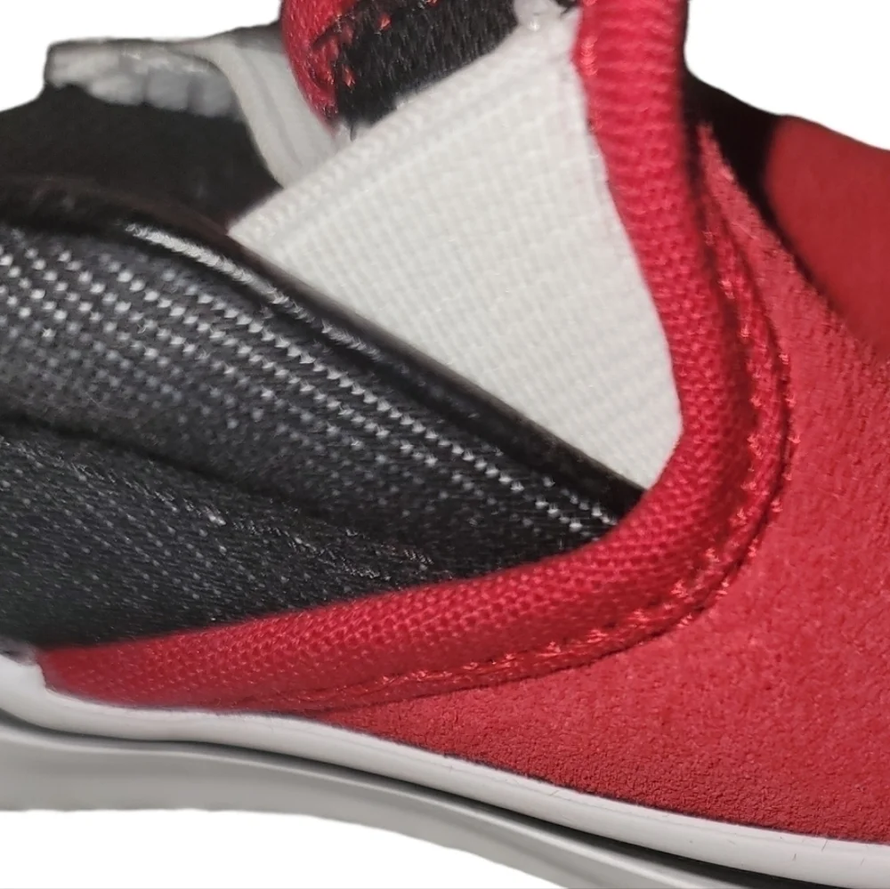 VAN suede racing slip on shoes